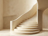 "Serpentine Steps: Elegant curved staircases, blending artistry and functionality, enhance interiors with sophistication.", vector, best quality, masterpiece