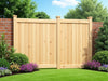 "Picket Perfect Privacy Panels: elegant, weather-resistant garden boundary, classic picket design, secure and aesthetic.", vector, best quality, masterpiece