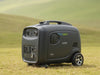 "EcoGen Whisper 2000 generator, compact, fuel-efficient, minimal noise, outdoor adventures, camping, sleek design.", vector, best quality, masterpiece