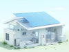 "Illustrate SolarWave Connect Grid-Tied System: Sleek solar panels, advanced inverter, eco-friendly home integration, futuristic design.", vector, best quality, masterpiece