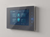 "ClimateMaster Elite Control Hub, sleek touch-screen panel, advanced HVAC control, energy efficient, modern home.", vector, best quality, masterpiece