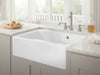 "Timeless Farmhouse Elegance Sink: traditional charm, modern kitchen, spacious deep design, classic aesthetic, durable finish.", vector, best quality, masterpiece