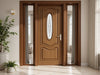 "Fortified Elegance: Luxe Home Door Assortment, premium materials, stunning design, advanced locking, weather-resistant, opulent style.", vector, best quality, masterpiece