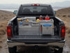 "All-Weather Truck Tool Chest on open truck bed, durable, weather-resistant, secure, organized, multiple compartments.", vector, best quality, masterpiece