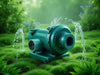 "WaterSculpt Centrifugal Pump: Precision irrigation, perfect flows, reliable performance, lush gardens, efficient landscapes.", vector, best quality, masterpiece