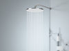 "HydroHaven Curved Shower Arm, elegant design, optimal water flow, luxury shower experience, durable installation.", vector, best quality, masterpiece