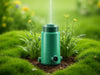 "PowerSpritz Booster Pump: vibrant garden, enhanced hydration, robust design, whisper-quiet, efficient water pressure, thriving plants.", vector, best quality, masterpiece