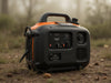 EnergizePlus Portable Generator: compact, efficient, outdoor-ready, reliable power source for adventurers, emergency situations., vector, best quality, masterpiece