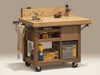 "TaskMaster Mobile Workbench: portable, sturdy, versatile; ample storage; smooth-rolling wheels; perfect for craftsmen's projects.", vector, best quality, masterpiece