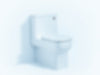 "Illustrate the EverClear Gravity-Fed Toilet Tank: sleek, efficient, powerful flushing, water-conserving, easy installation, modern design.", vector, best quality, masterpiece