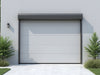 "Photorealistic image of TitanRoll Garage Doors: sleek, durable, modern, secure roll-up technology, weather-resistant.", vector, best quality, masterpiece