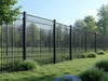 "ShieldGuard Security Fence Panels, robust materials, impenetrable barrier, secure landscape, safety, style, customizable, installation.", vector, best quality, masterpiece