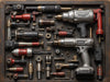 Generate a detailed image showcasing the "Ultimate Air Hammer Attachment Kit": versatile, durable, precision-crafted, professional-grade tools., vector, best quality, masterpiece