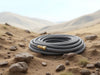 Create a rugged landscape showcasing TitanGrip SecureLine Utility Cable, highlighting its strength, durability, and versatility., vector, best quality, masterpiece