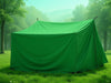 "EverGreen Multi-Purpose Tarp: durable, eco-friendly, tear-resistant, outdoor protection against elements, camping, versatile tarp.", vector, best quality, masterpiece