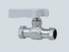 "EasyTurn Quarter-Turn Ball Valve, durable design, smooth lever action, precise flow control, plumbing system essential.", vector, best quality, masterpiece