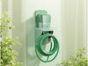 "HoseMaster Wall Hook: sleek garden hose hanger, tidy storage, durable design, prevents kinks, stylish outdoor", vector, best quality, masterpiece